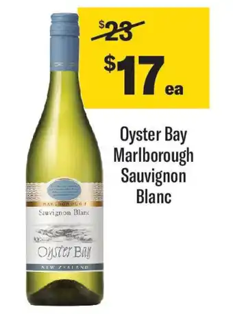 Coles Oyster bay marlborough sauvignon blanc offer