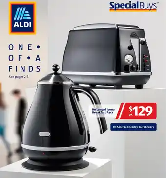 ALDI De'Longhi Icona Breakfast Pack offer