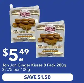 Ritchies Jon Jon Ginger Kisses offer