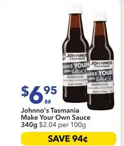 Ritchies Johnno's tasmania make your own sauce offer