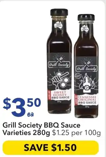 Ritchies Grill society bbq sauce varieties offer