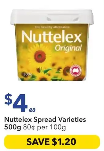 Ritchies Nuttelex Spread Varieties offer