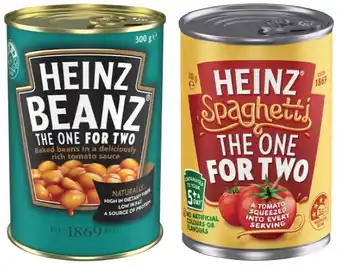 IGA Heinz Beanz or Spaghetti 300g Selected Varieties offer