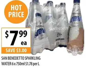 Supabarn San benedetto sparkling water offer