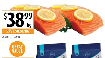 Supabarn Salmon fillet skin on offer