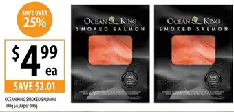 Supabarn Ocean king smoked salmon offer