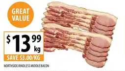 Supabarn Northside rindless middle bacon offer