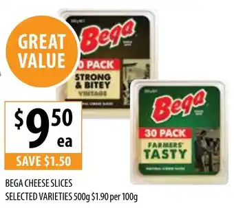 Supabarn Bega cheese slices offer