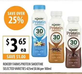 Supabarn Rokeby farms protein smoothie offer