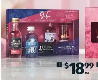 ALDI Flavoured Gin or Pink Gin Selection Gift Pack 4x50ml offer