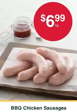 Australian Butchers Bbq chicken sausages offer