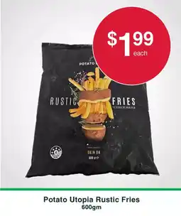 Australian Butchers Potato utopia rustic fries offer