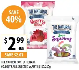 Supabarn The natural confectionary offer