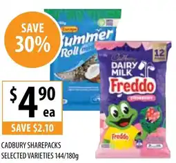 Supabarn Cadbury sharepacks offer