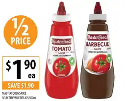 Supabarn Masterfoods sauce offer