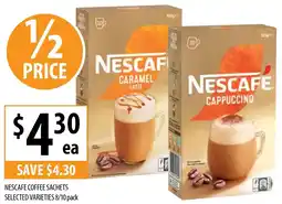 Supabarn Nescafe coffee sachets offer