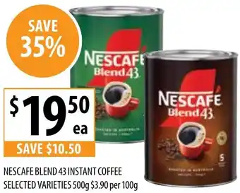 Supabarn Blend 43 instant coffee offer