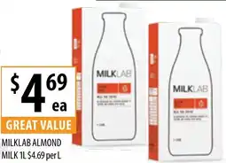 Supabarn Almond milk offer