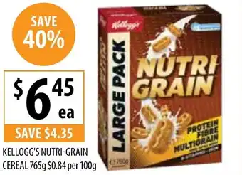 Supabarn Nutri-grain cereal offer