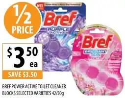 Supabarn Bref power active toilet cleaner blocks offer