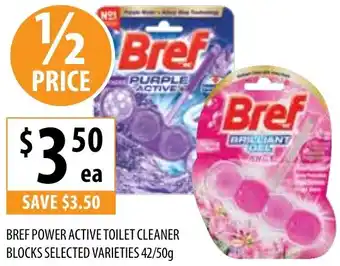 Supabarn Bref power active toilet cleaner blocks offer