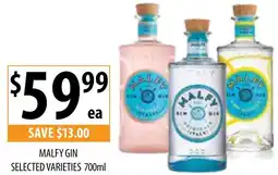 Supabarn Malfy gin offer