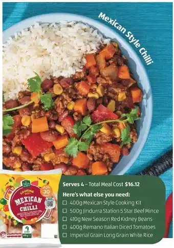 ALDI Mexican Style Chili offer