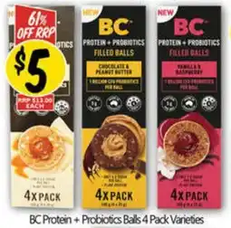 NQR Bc protein + probiotics balls offer