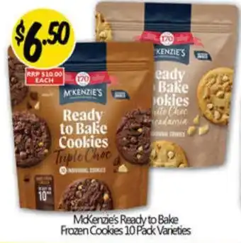 NQR Ready to bake frozen cookies  varieties offer