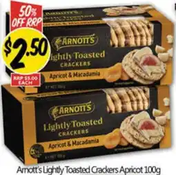 NQR Lightly toasted crackers apricot offer