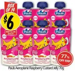 NQR Aeroplane raspberry custard jelly offer