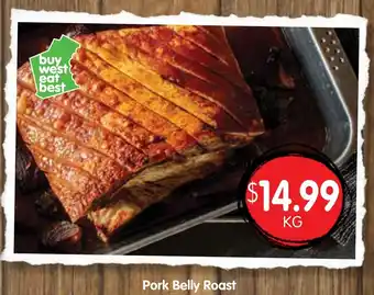 Spudshed Pork belly roast offer