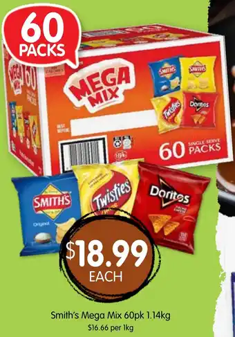 Spudshed Smith's mega mix offer