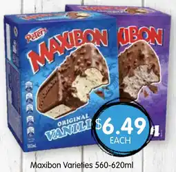 Spudshed Maxibon varieties offer