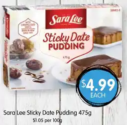 Spudshed Sticky date pudding offer