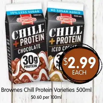 Spudshed Brownes chill protein offer