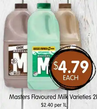 Spudshed Flavoured milk varieties offer