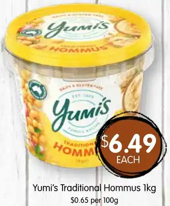 Spudshed Traditional hommus offer