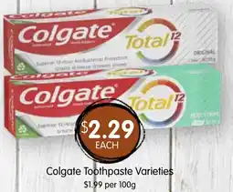 Spudshed Toothpaste varieties offer