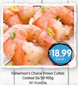 Spudshed Prawn cutlets offer