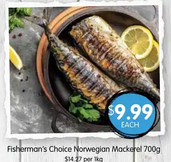 Spudshed Norwegian mackerel offer