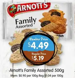 Spudshed Arnotts family assorted offer