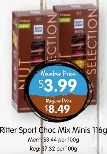 Spudshed Choc mix minis offer