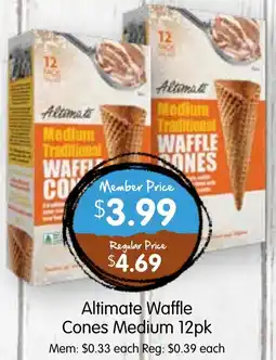 Spudshed Waffle cones medium offer