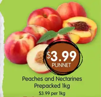 Spudshed Peaches and nectarines prepacked offer