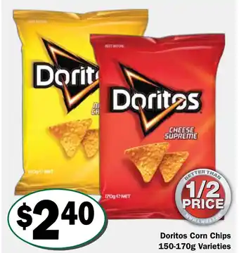 Friendly Grocer Doritos corn chips  varieties offer