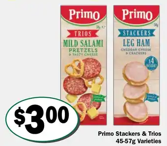 Friendly Grocer Stackers & trios offer