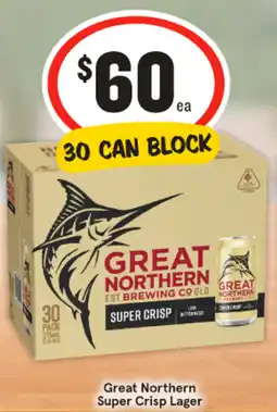 IGA Liquor Great northern super crisp lager offer