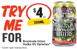 IGA Liquor Brookvale union vodka 4% varieties offer