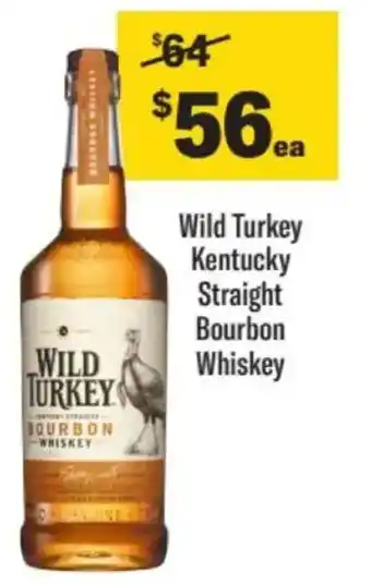 Liquorland Wild turkey kentucky straight bourbon whiskey offer